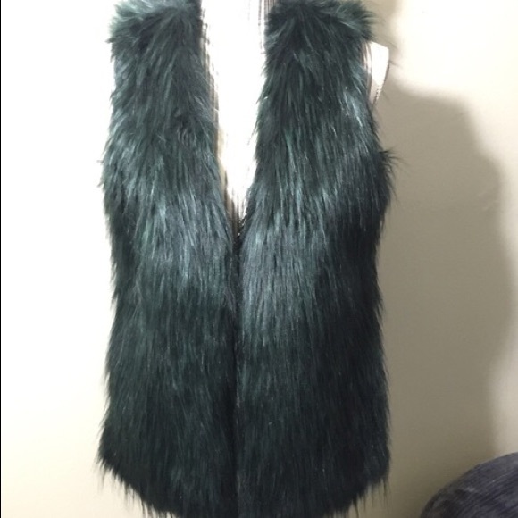 Emerald Green Faux Fur Vest | Poshmark